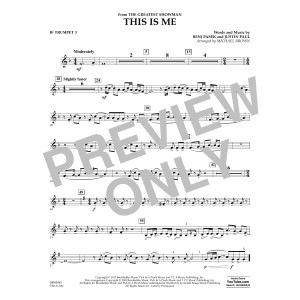 This Is Me (from The Greatest Showman) - Bb Trumpet 3
