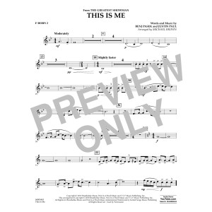 This Is Me (from The Greatest Showman) - F Horn 2