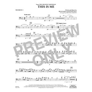 This Is Me (from The Greatest Showman) - Trombone 1
