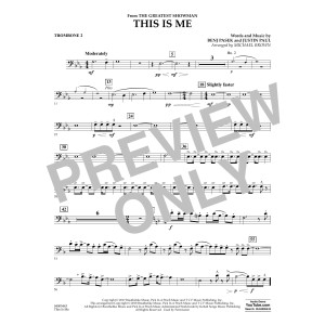 This Is Me (from The Greatest Showman) - Trombone 2