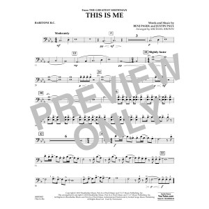 This Is Me (from The Greatest Showman) - Baritone B.C.
