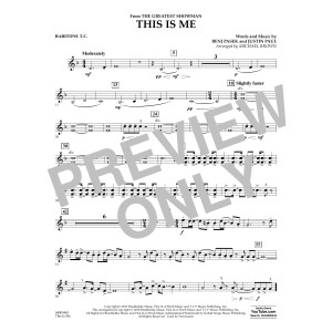 This Is Me (from The Greatest Showman) - Baritone T.C.