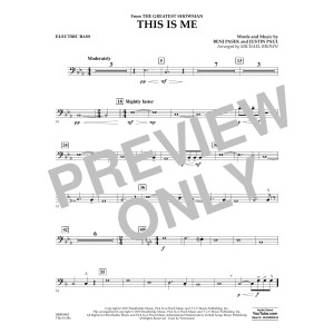 This Is Me (from The Greatest Showman) - Electric Bass