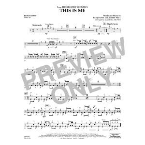 This Is Me (from The Greatest Showman) - Percussion 1