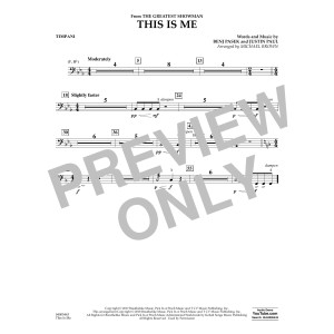 This Is Me (from The Greatest Showman) - Timpani