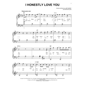 I Honestly Love You (from The Boy From Oz)