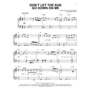 Don't Let The Sun Go Down On Me