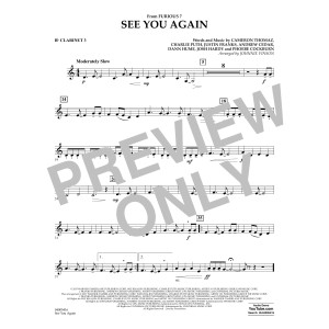 See You Again - Bb Clarinet 3