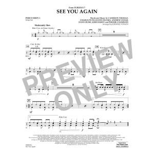 See You Again - Percussion 1