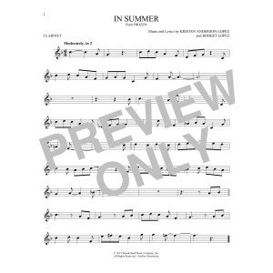 In Summer (from Frozen)