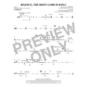Rejoice, the Risen Lord Is King! - Cymbals