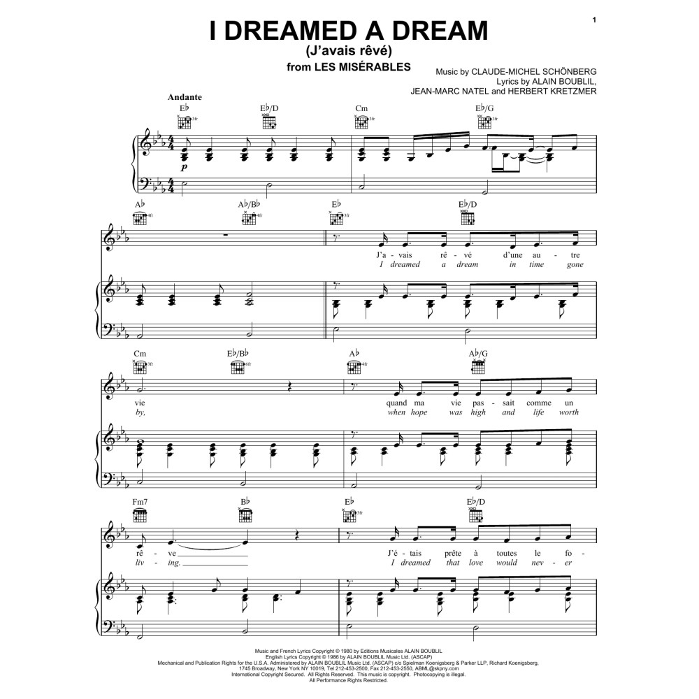 I Dreamed A Dream