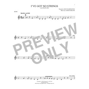 I've Got No Strings (from Pinocchio)