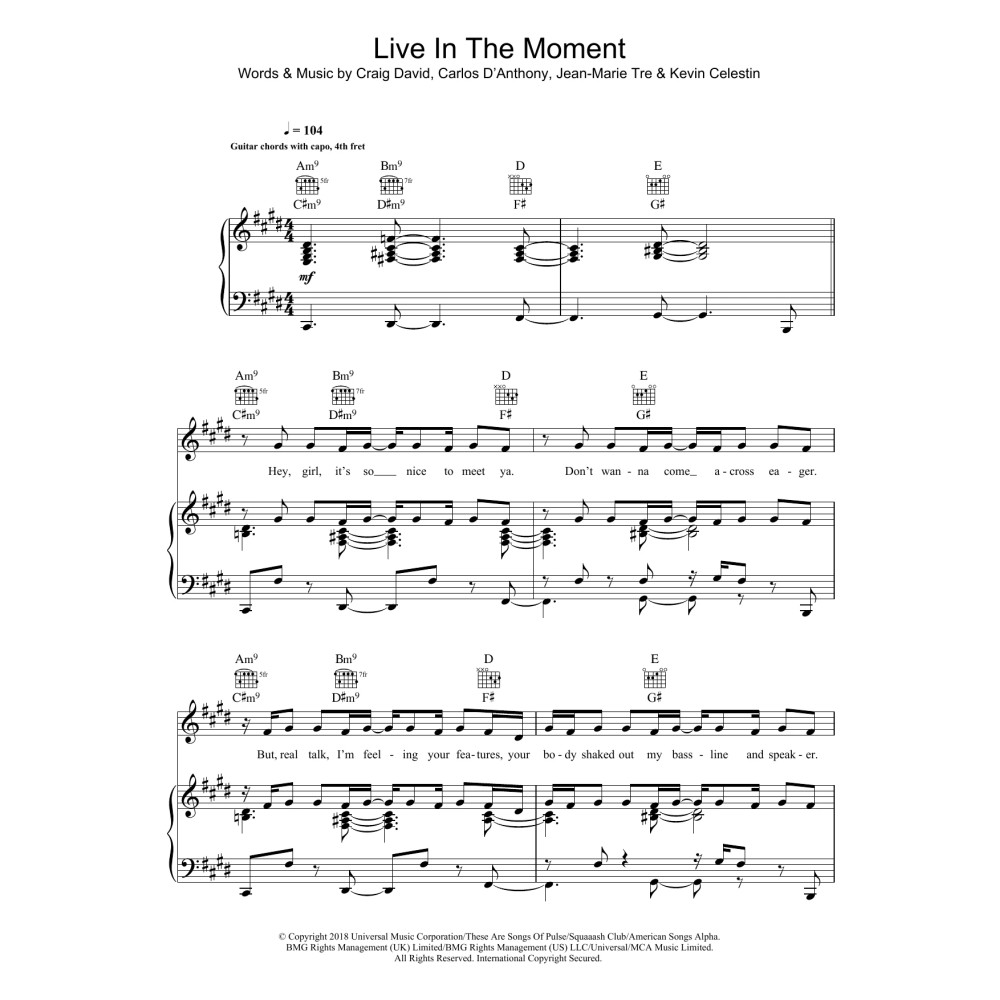 Live In The Moment (featuring GoldLink)