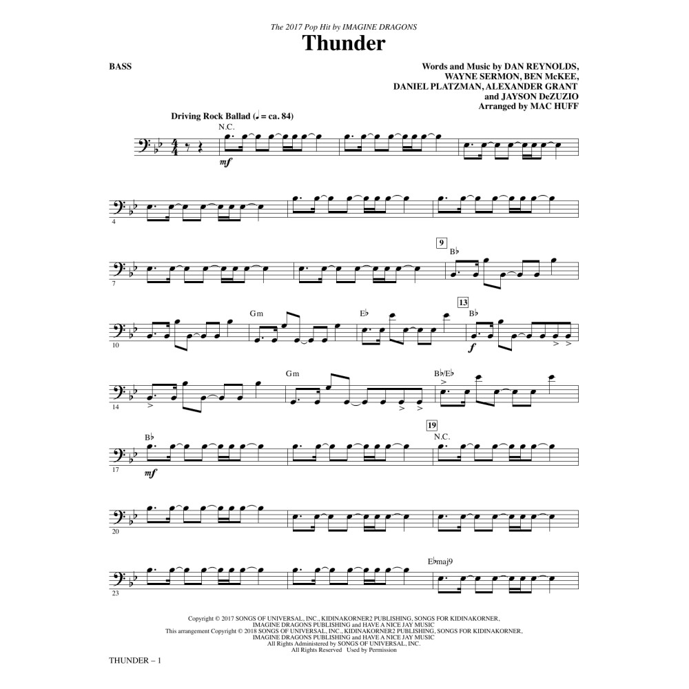 Thunder - Bass