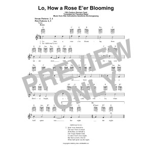 Lo, How A Rose E'er Blooming