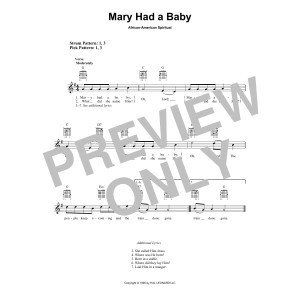 Mary Had A Baby