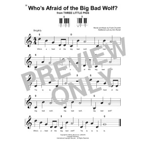 Who's Afraid Of The Big Bad Wolf? (from Three Little Pigs)