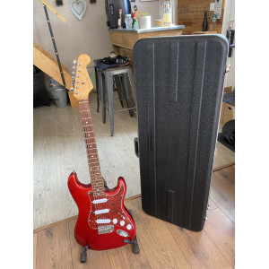 Stratocaster "Partcaster" Candy Apple Red – Micros Van Zandt (+ Étui)