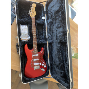 Stratocaster "Partcaster" Candy Apple Red – Micros Van Zandt (+ Étui)