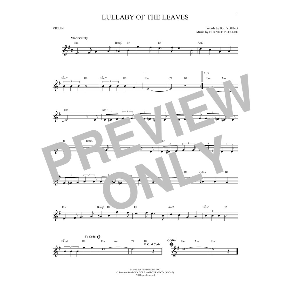 Lullaby Of The Leaves