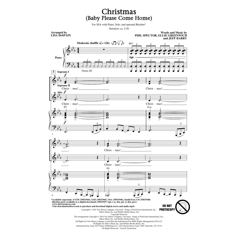 Christmas (Baby Please Come Home)
