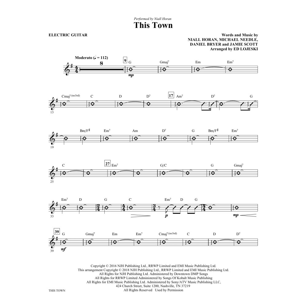 This Town - Guitar