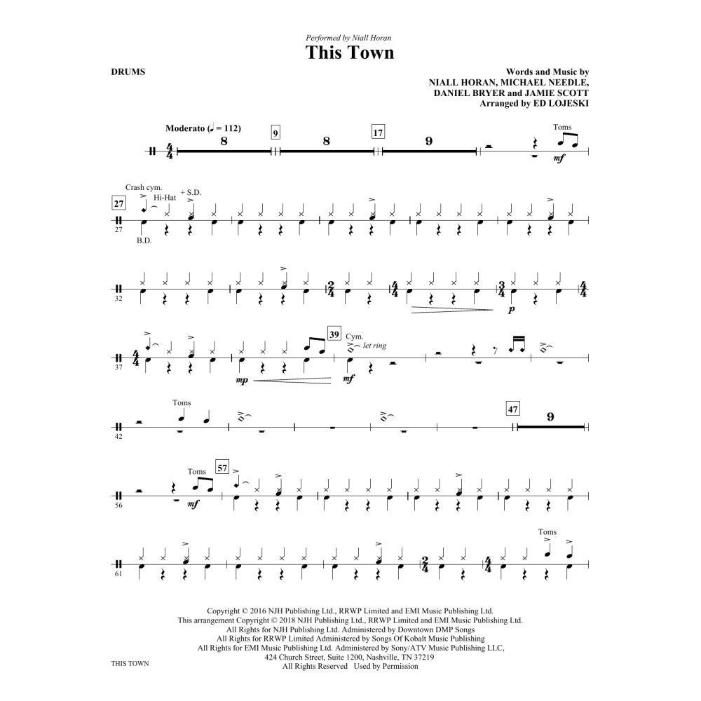 This Town - Drums