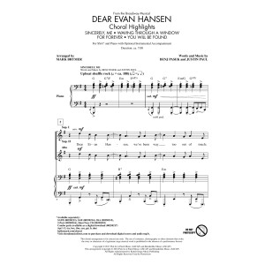Dear Evan Hansen (Choral Highlights)