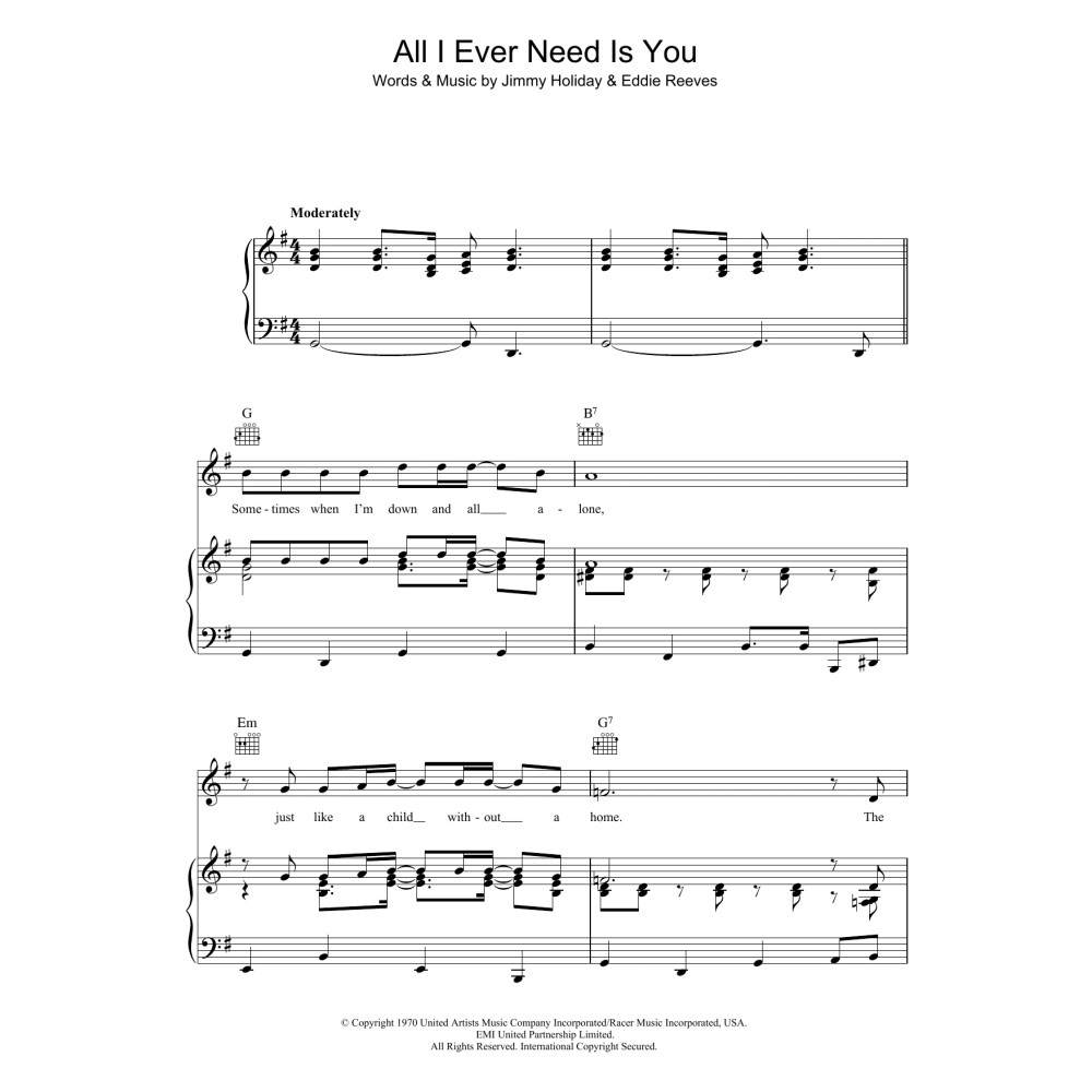 All I Ever Need Is You