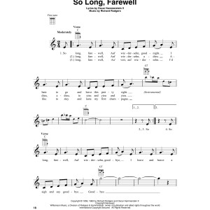 So Long, Farewell (from The Sound of Music)