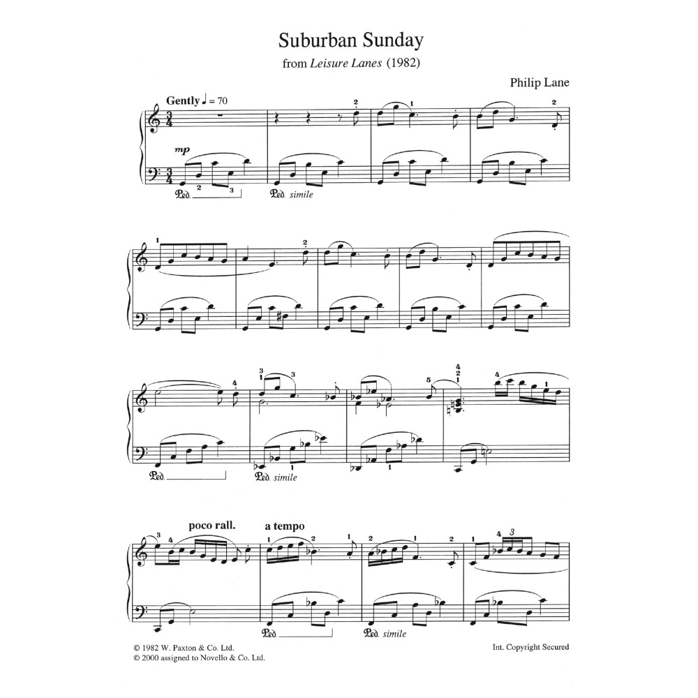 Suburban Sunday (from "Leisure Lanes")
