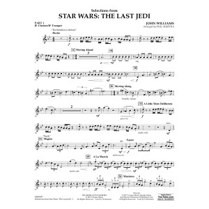 Selections from Star Wars: The Last Jedi - Pt.1 - Bb Clarinet/Bb Trumpet