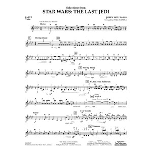 Selections from Star Wars: The Last Jedi - Pt.2 - Violin