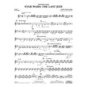Selections from Star Wars: The Last Jedi - Pt.3 - Bb Clarinet
