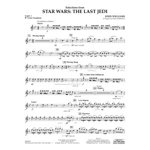 Selections from Star Wars: The Last Jedi - Pt.3 - Bb Tenor Saxophone