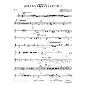 Selections from Star Wars: The Last Jedi - Pt.3 - F Horn