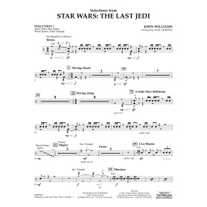 Selections from Star Wars: The Last Jedi - Percussion 1