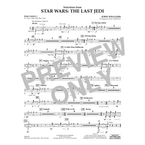 Selections from Star Wars: The Last Jedi - Percussion 2