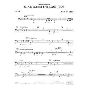 Selections from Star Wars: The Last Jedi - Timpani