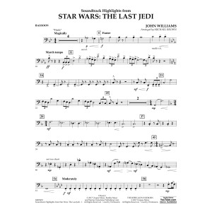Soundtrack Highlights from Star Wars: The Last Jedi - Bassoon