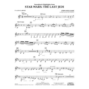 Soundtrack Highlights from Star Wars: The Last Jedi - Eb Alto Clarinet