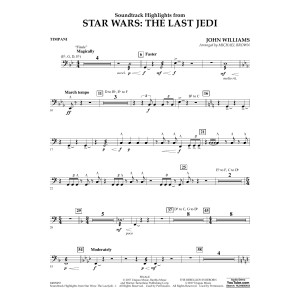 Soundtrack Highlights from Star Wars: The Last Jedi - Timpani