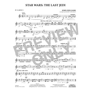 Star Wars: The Last Jedi - Bb Clarinet 1