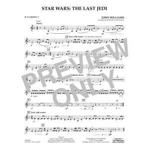 Star Wars: The Last Jedi - Bb Clarinet 2