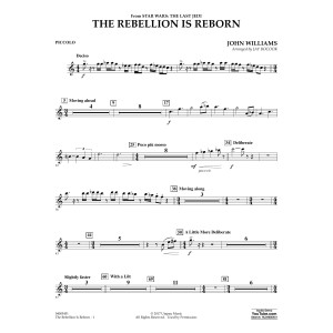 The Rebellion Is Reborn (from Star Wars: The Last Jedi) - Piccolo