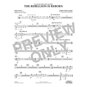 The Rebellion Is Reborn (from Star Wars: The Last Jedi) - Percussion 2