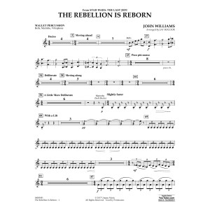 The Rebellion Is Reborn (from Star Wars: The Last Jedi) - Mallet Percussion