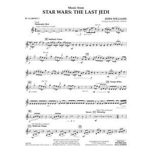 Music from Star Wars: The Last Jedi - Bb Clarinet 1