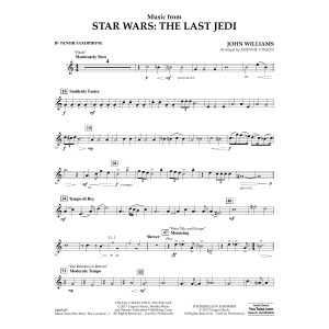 Music from Star Wars: The Last Jedi - Bb Tenor Saxophone